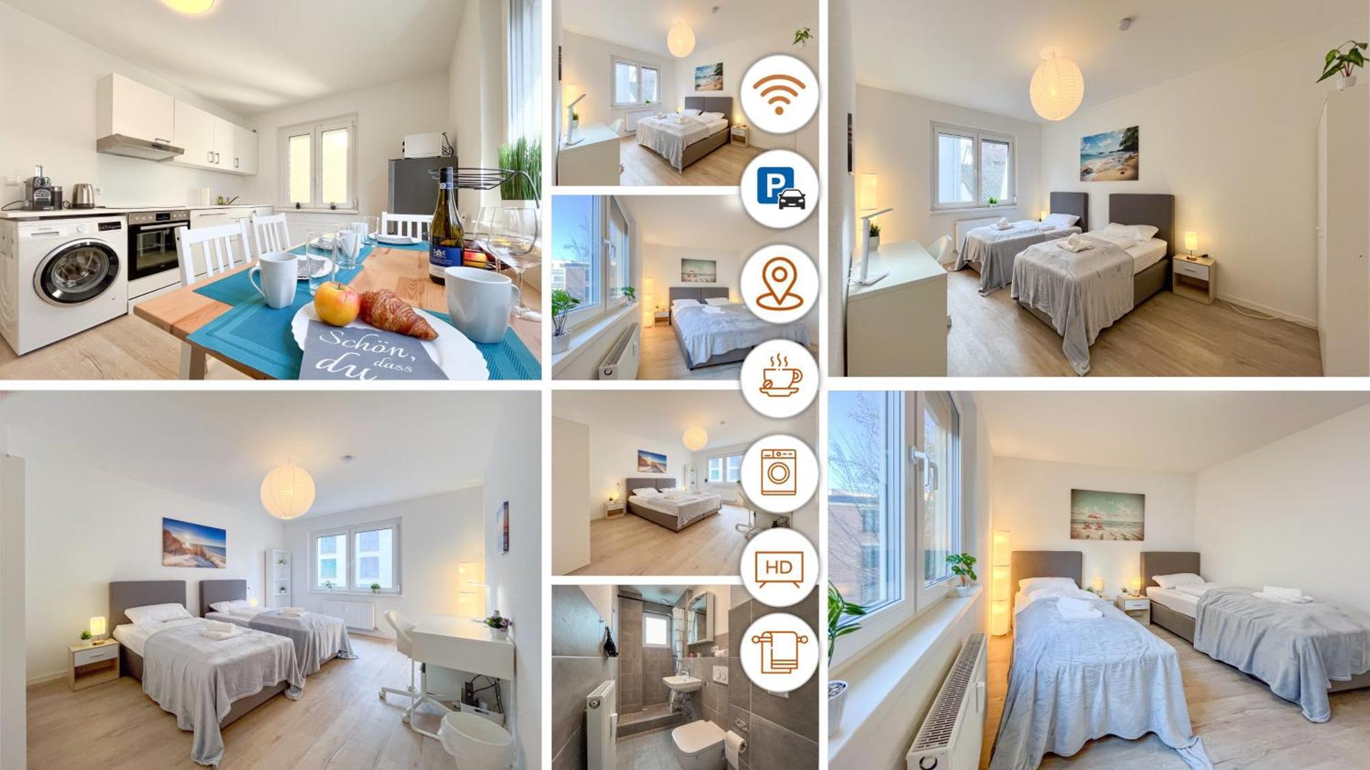Rosenberg-Suites - Zentral, Stellplatz, Grosse Terasse, Business & Privat Heilbronn Exterior foto